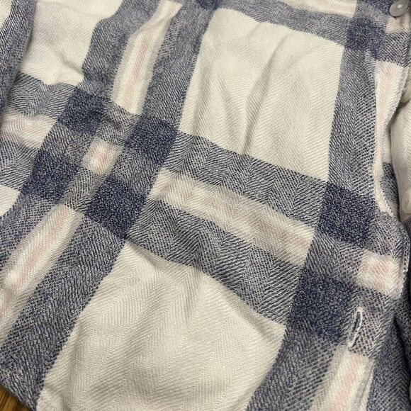 Rails Chambray Long Sleeve Cropped Button Down XS - Picture 2 of 6